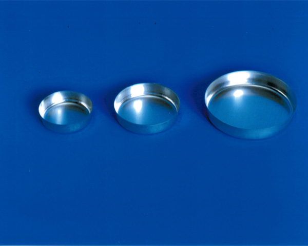 Eagle Thermoplastics® D140S-100 Disposable Smooth-Walled Aluminum Weighing Dishes   